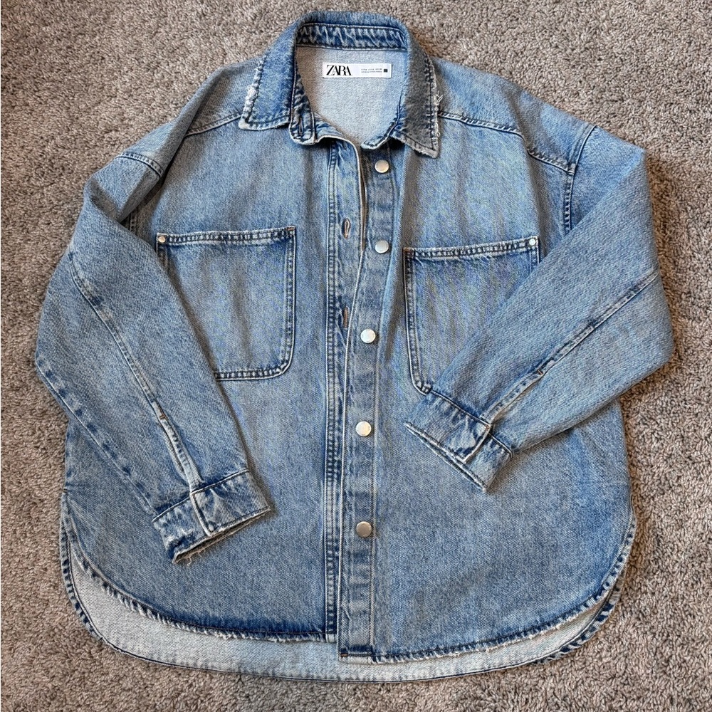 Zara Denim Shacket